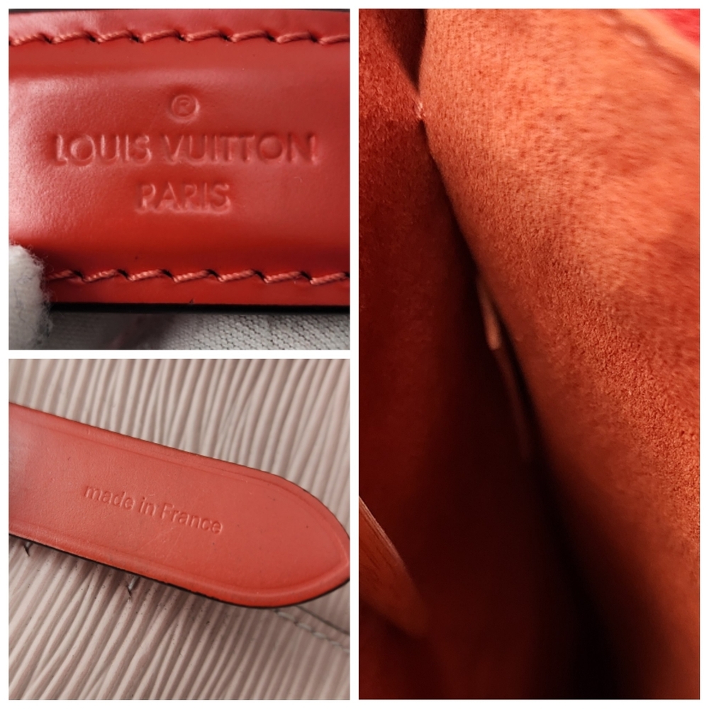 Auth Louis Vuitton Epi NeoNeo MM Rose Ballerine Orange Bucket Bag - Picture 3 of 10